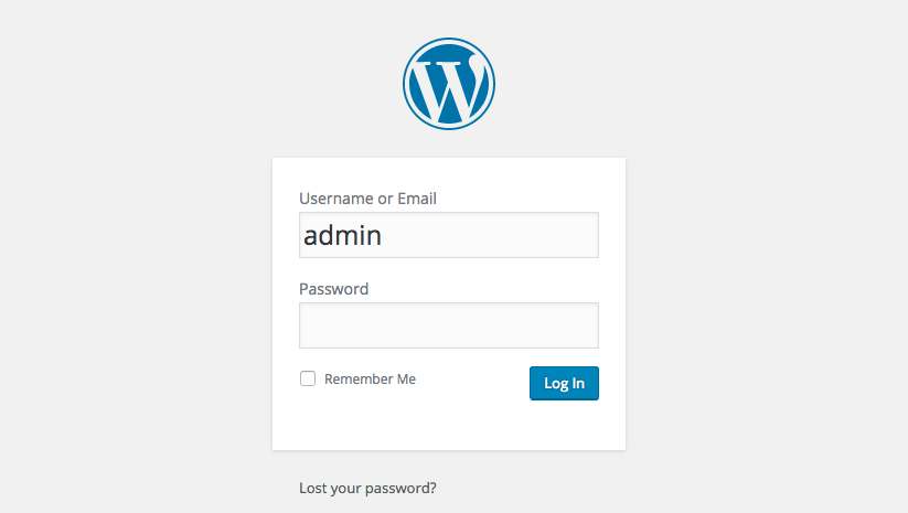 Avoid Using admin as your WordPress Username