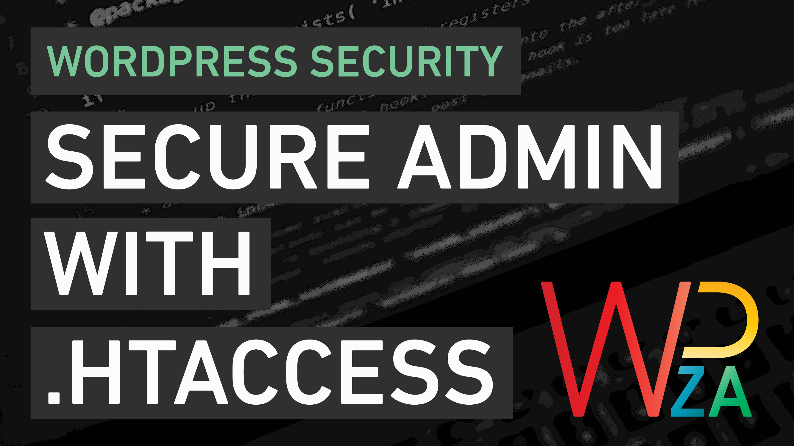 Secure the wp-admin with .htaccess file